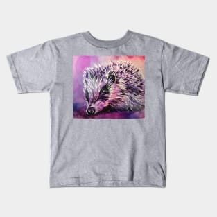 Pink Hedgehog Kids T-Shirt